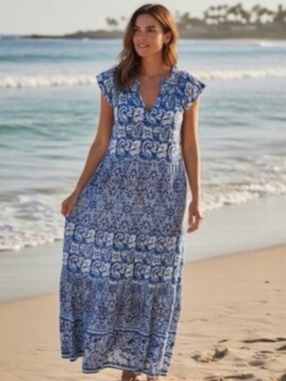 Wonderly tiered Maxi Dress